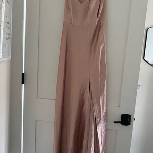 Birdy Grey Blush Pink Bridesmaid Dress
